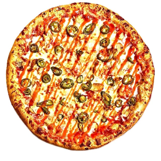 Honey Hot Bacon Pizza.