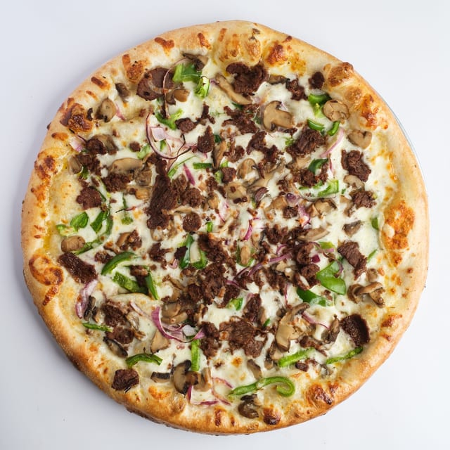 Steak Pizza.