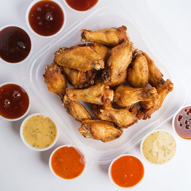 Bone-In Party-Cut Wings.
