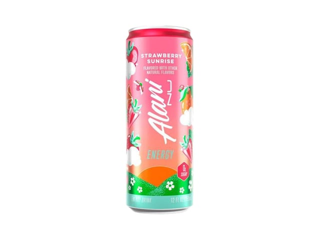 Alani Nu Strawberry Sunrise - 12oz Can.